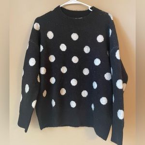NWT Vince Camuto Size S Polka Dot Sweater